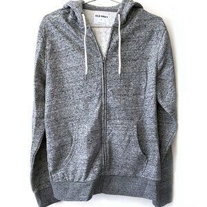 NWOT Old Navy Men's Zip Up Hoodie Jacket with pocket, Heather Gray, M